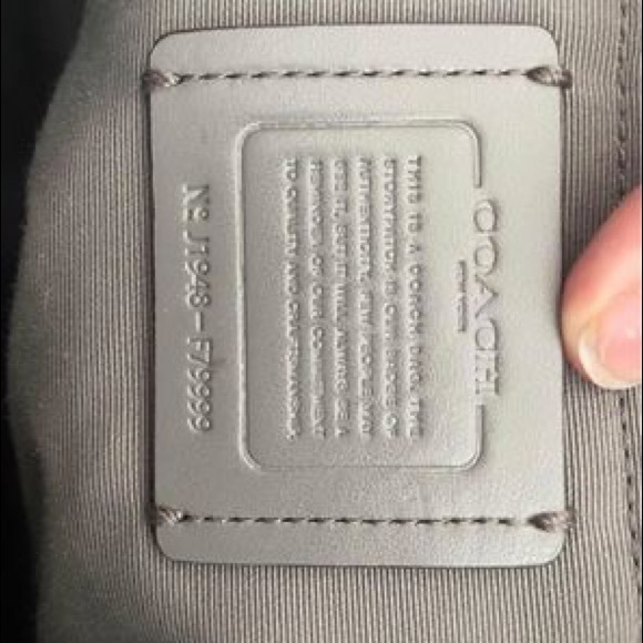 Coach Pewter Polished Pebble Leather Elise Satchel (79316) - Picture 3 of 6